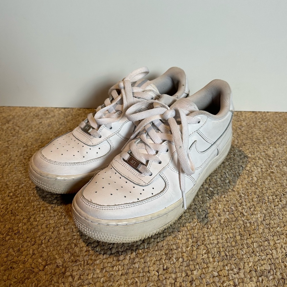Nike white Air Force 1s